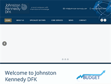 Tablet Screenshot of johnston-kennedy.com